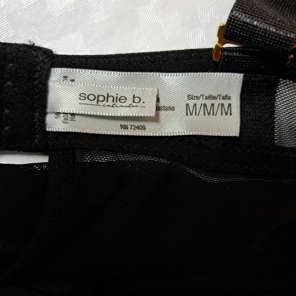 SOPHIE B Mesh Basque Lingerie - Picture 6 of 9